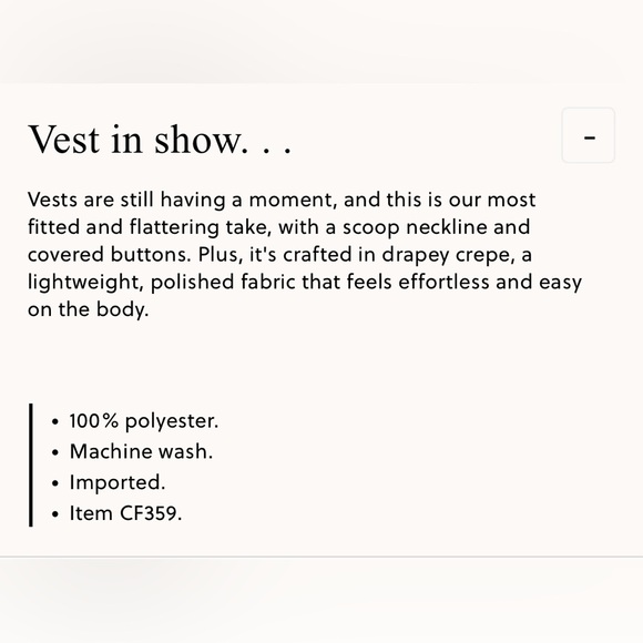 NEW J Crew ‘Scoopneck Vest in Drapey Crepe’ in Black Size 4 $98 Retail - Picture 7 of 11